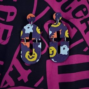 spoooooky earrings!